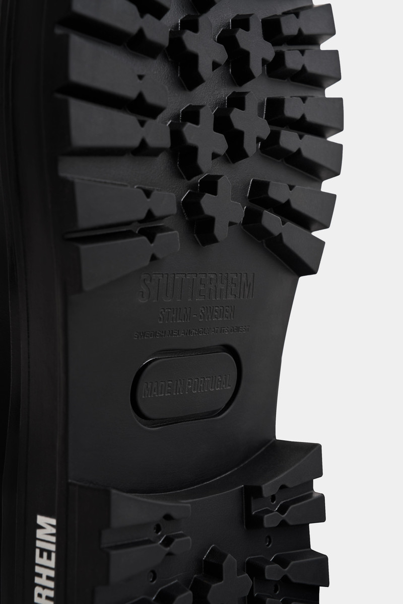 High Walker Leather Boots Black 6