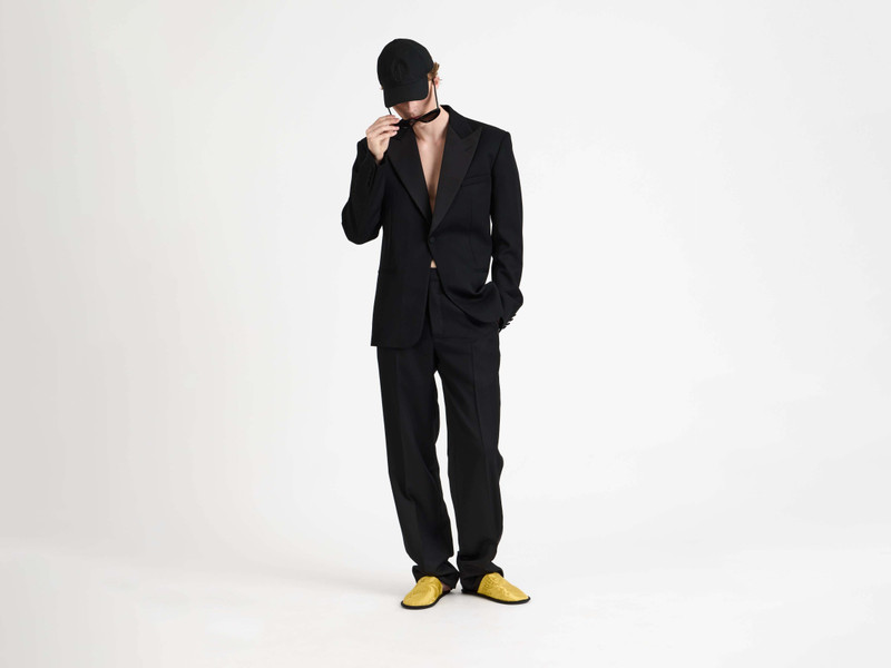 MENS CLOSE TOE SLIDES IN CITRINE 5