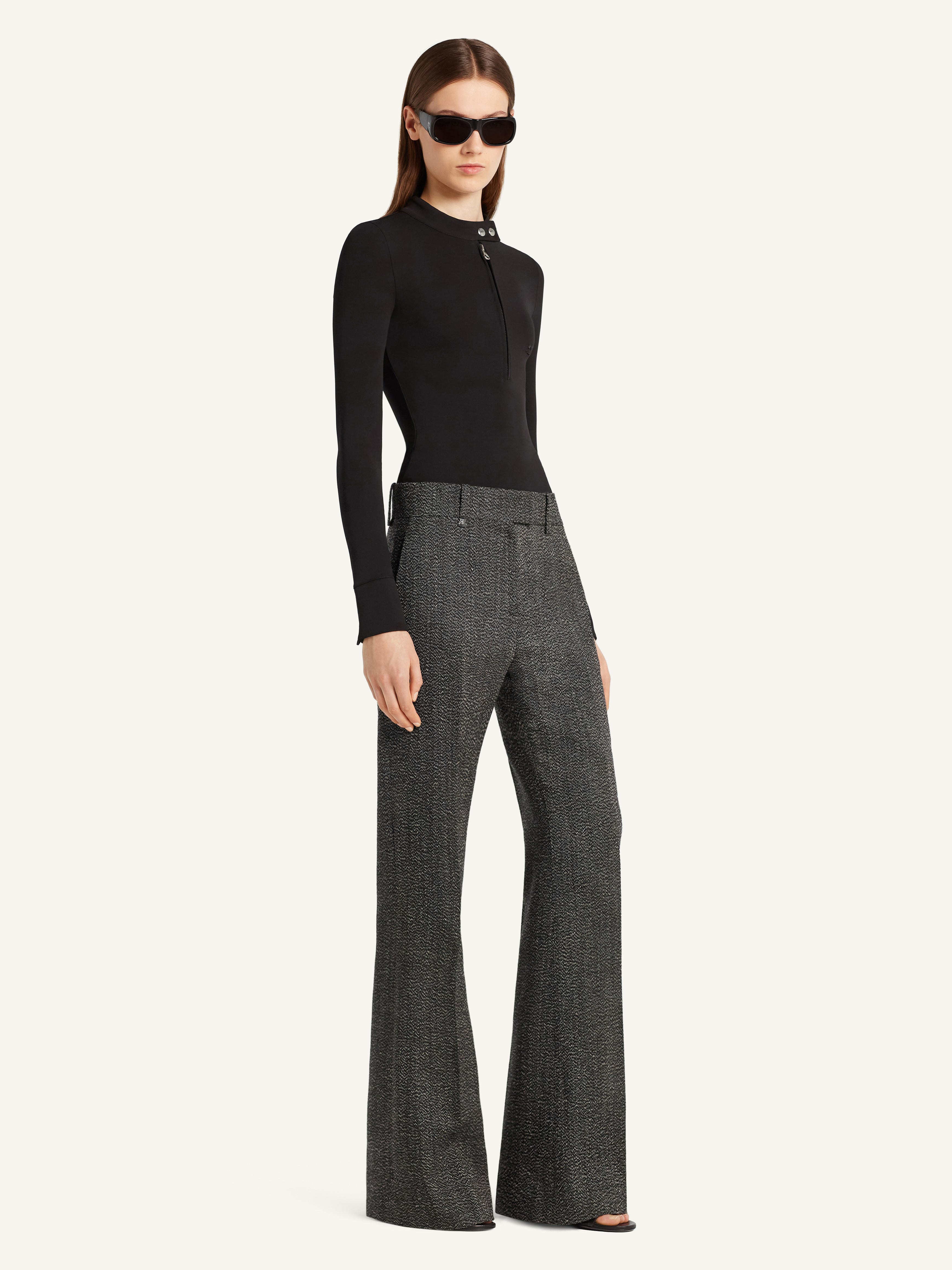 TAILORED CAVIAR BAGGY PANTS - 3
