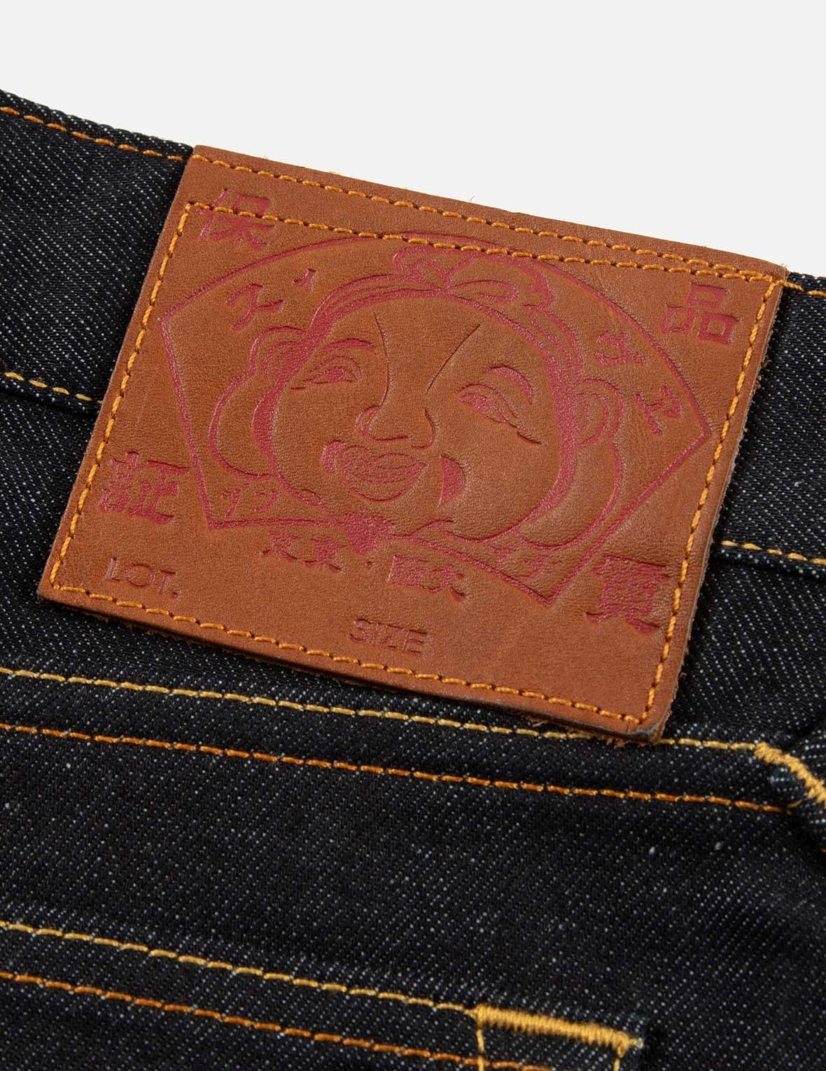 Seagull Print Baggy Fit Denim Jeans #2000 - 12