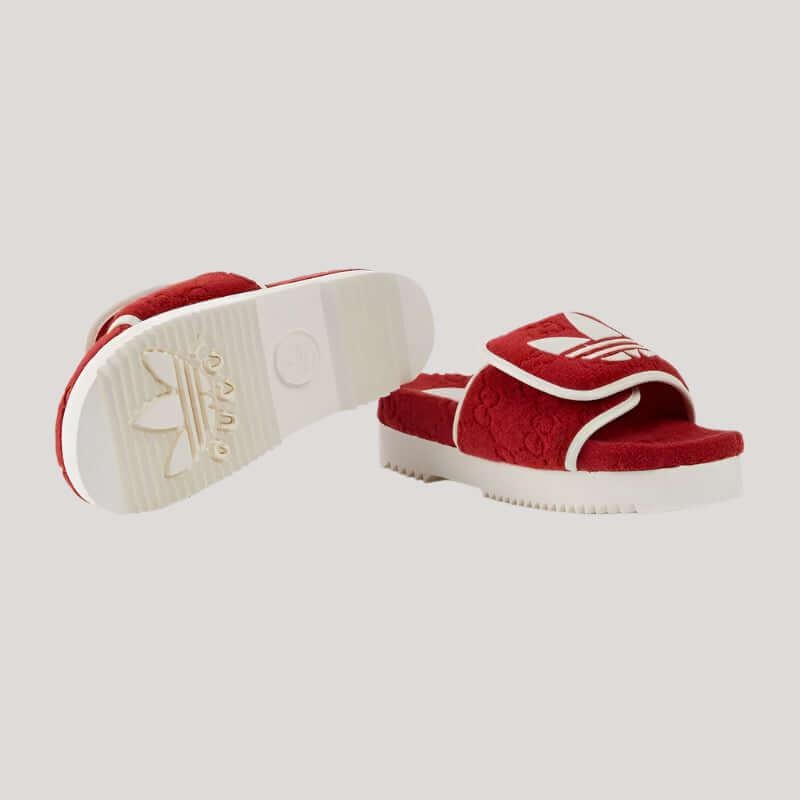adidas x Gucci Monogram Slide Red (Women's) - 2