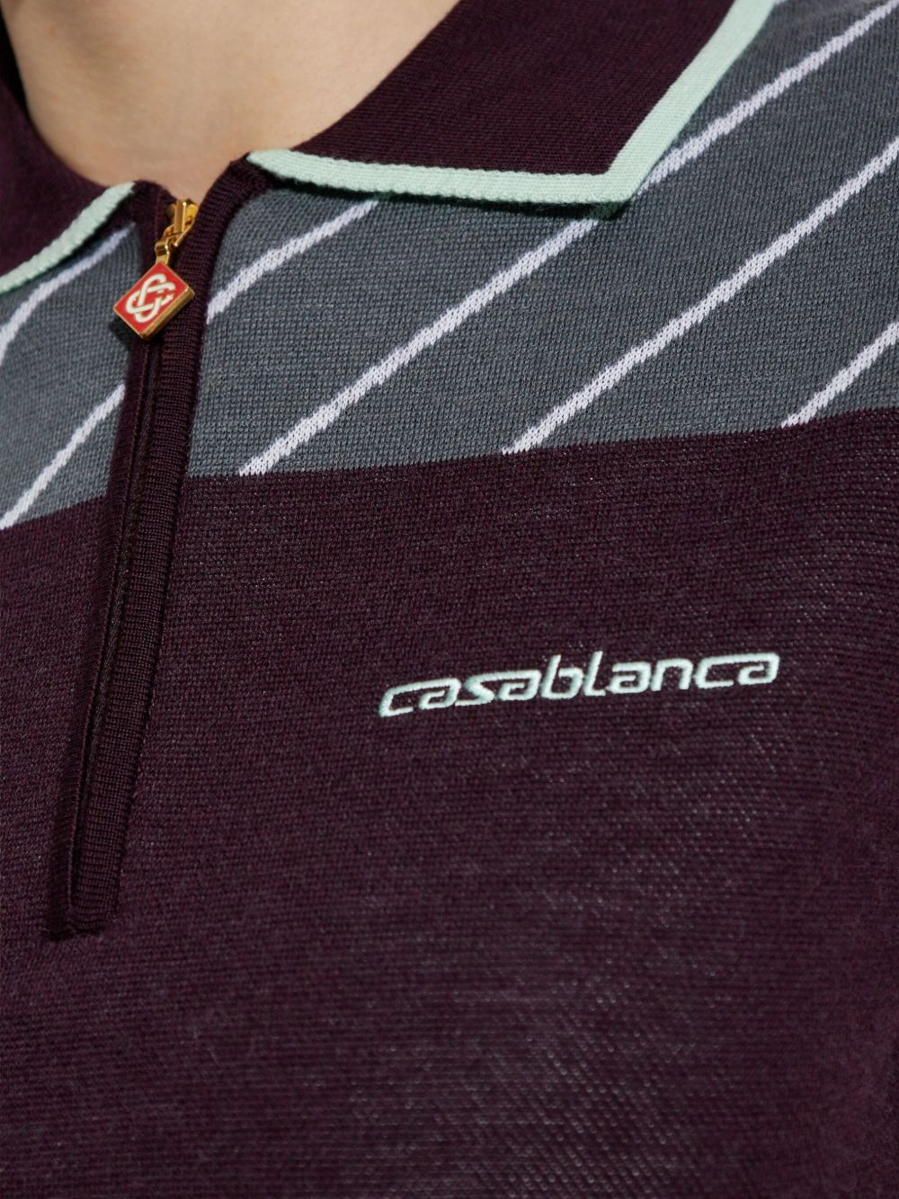 striped polo dress - 5