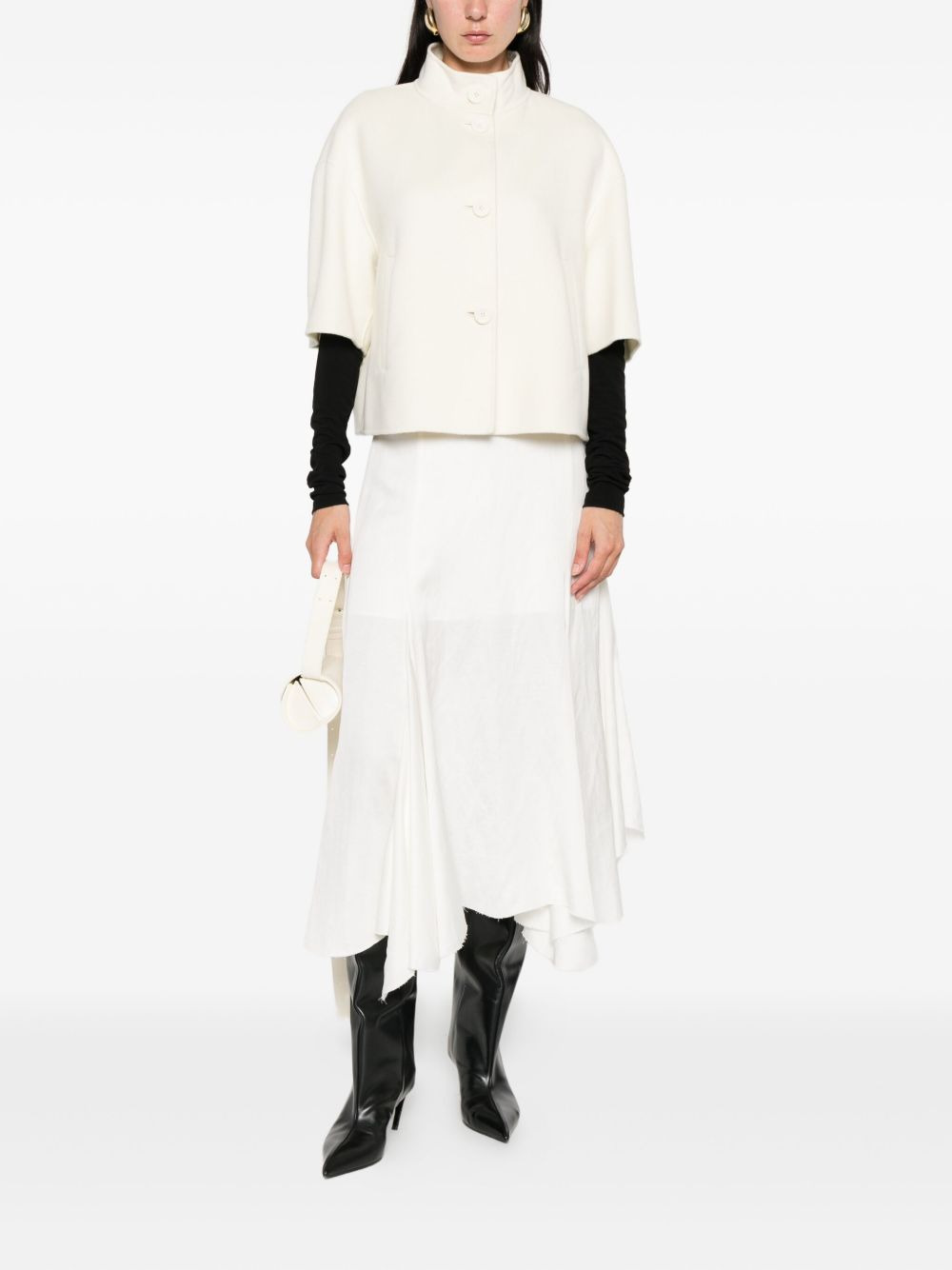short-sleeve button jacket - 2