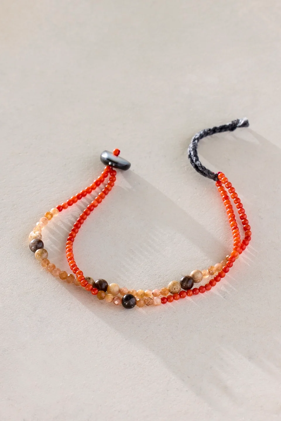 Halo Semiprecious Stone Bracelet - 1