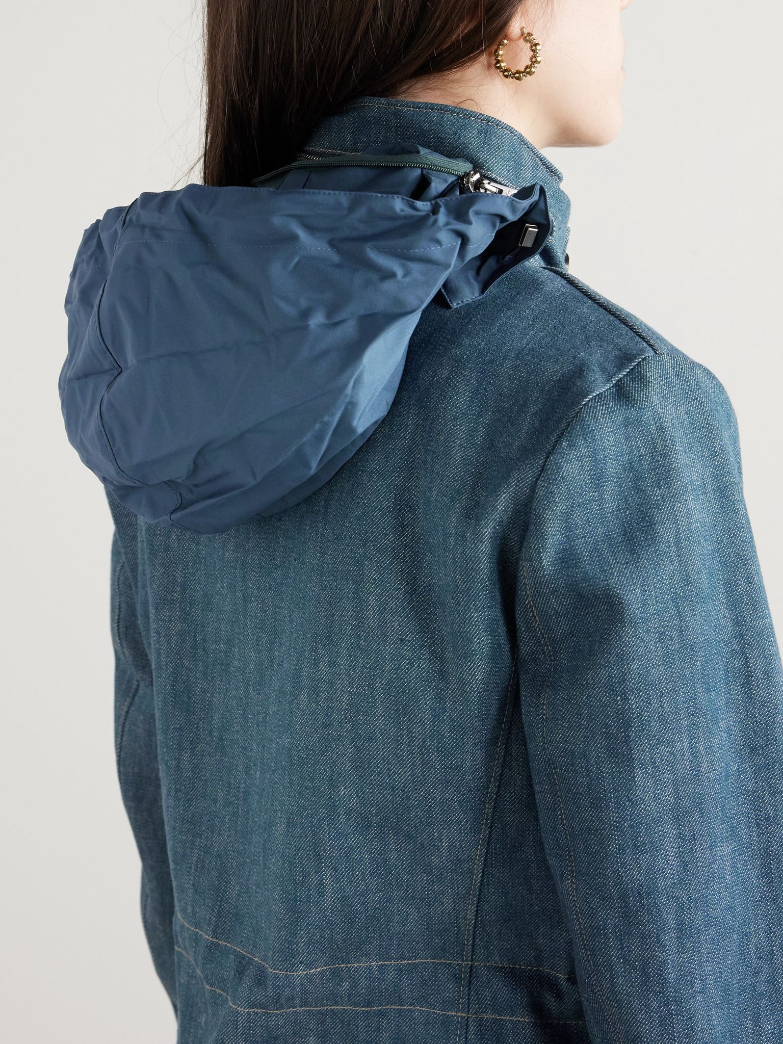 Traveller denim jacket Mid denim - 6