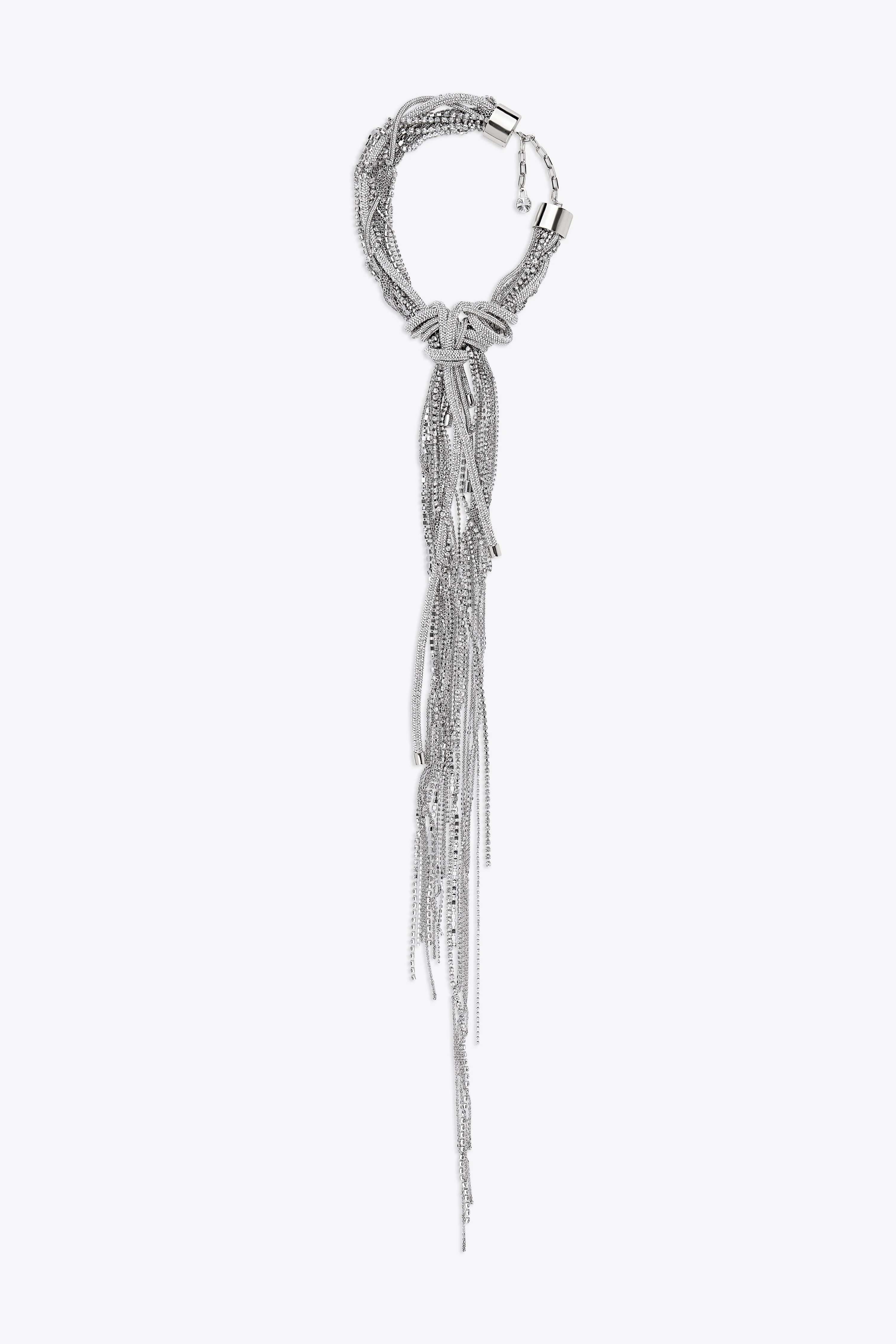 LONG MESSY CHAIN NECKLACE - 1