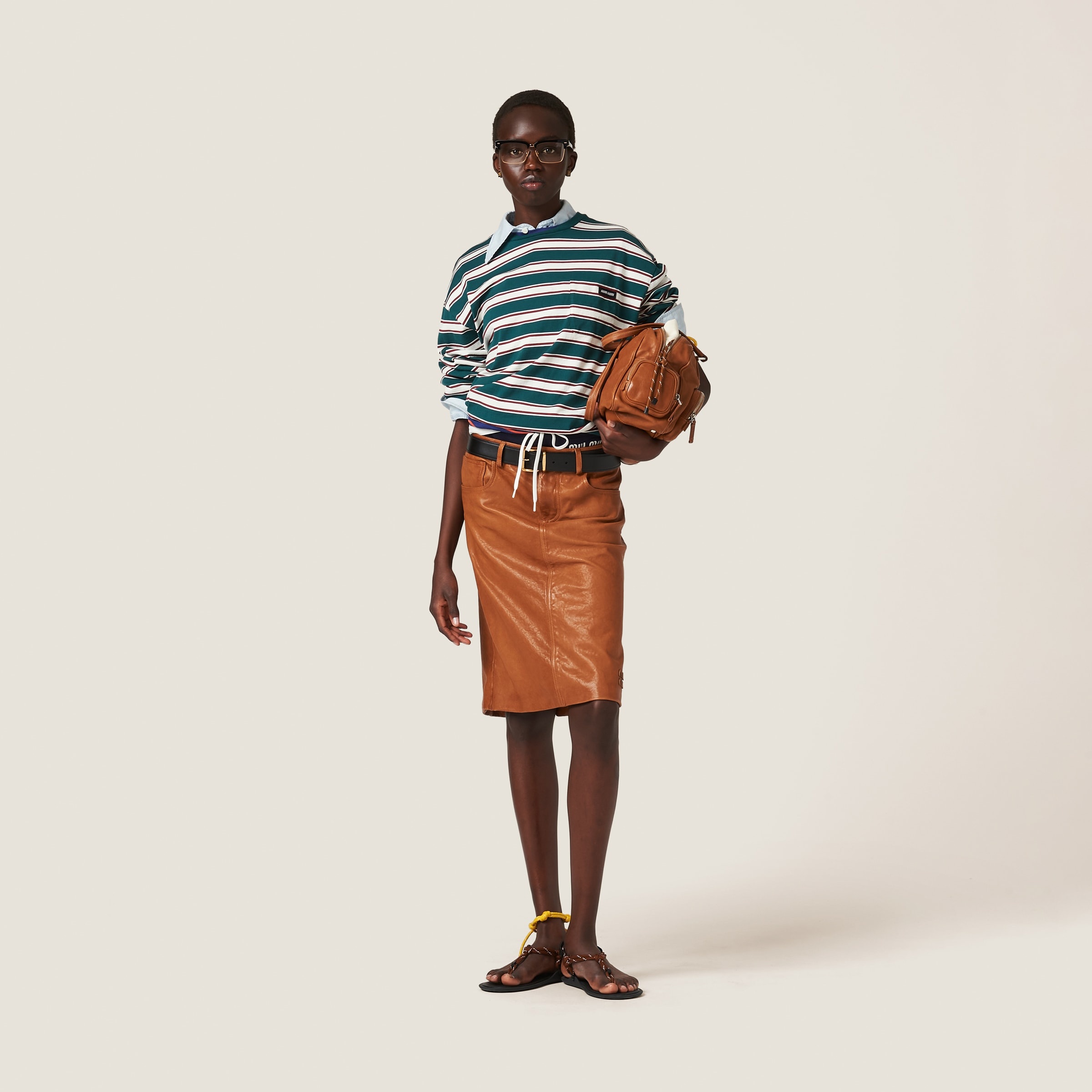 Nappa leather skirt - 2