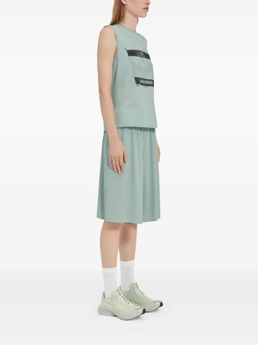 Mm6 Maison Margiela X Salomon X Salomon Logo Tank Top - 3