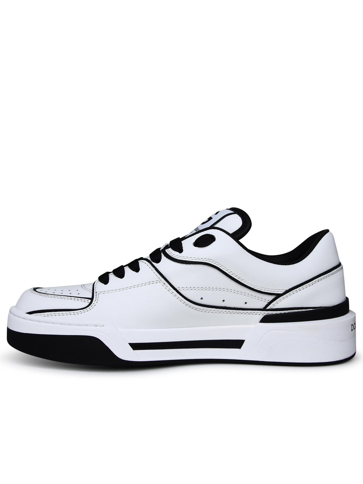 Dolce & Gabbana Man Dolce & Gabbana New Roma White Leather Sneakers - 3