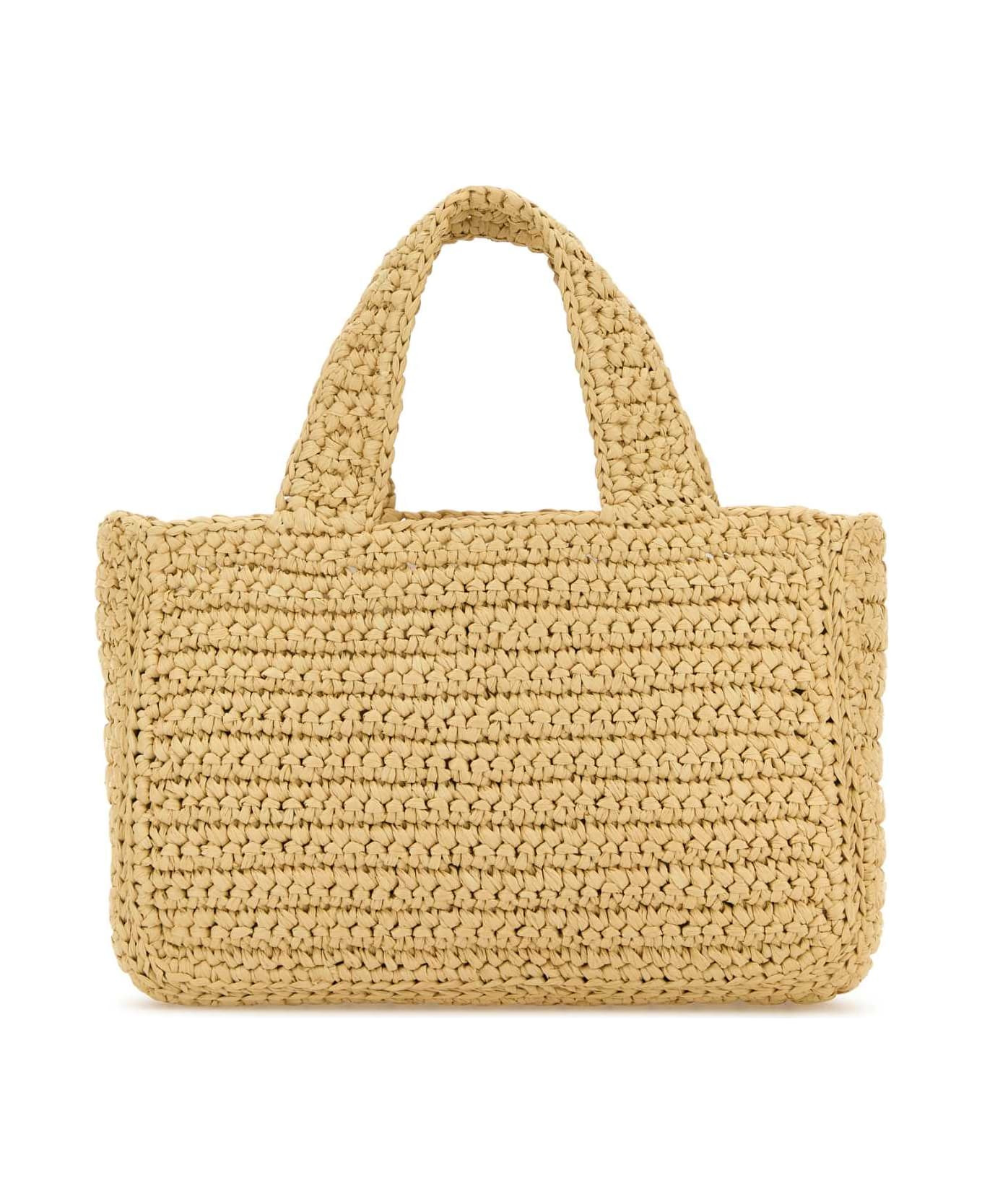 Raffia Small Viva Superstar Shopping Bag - 3