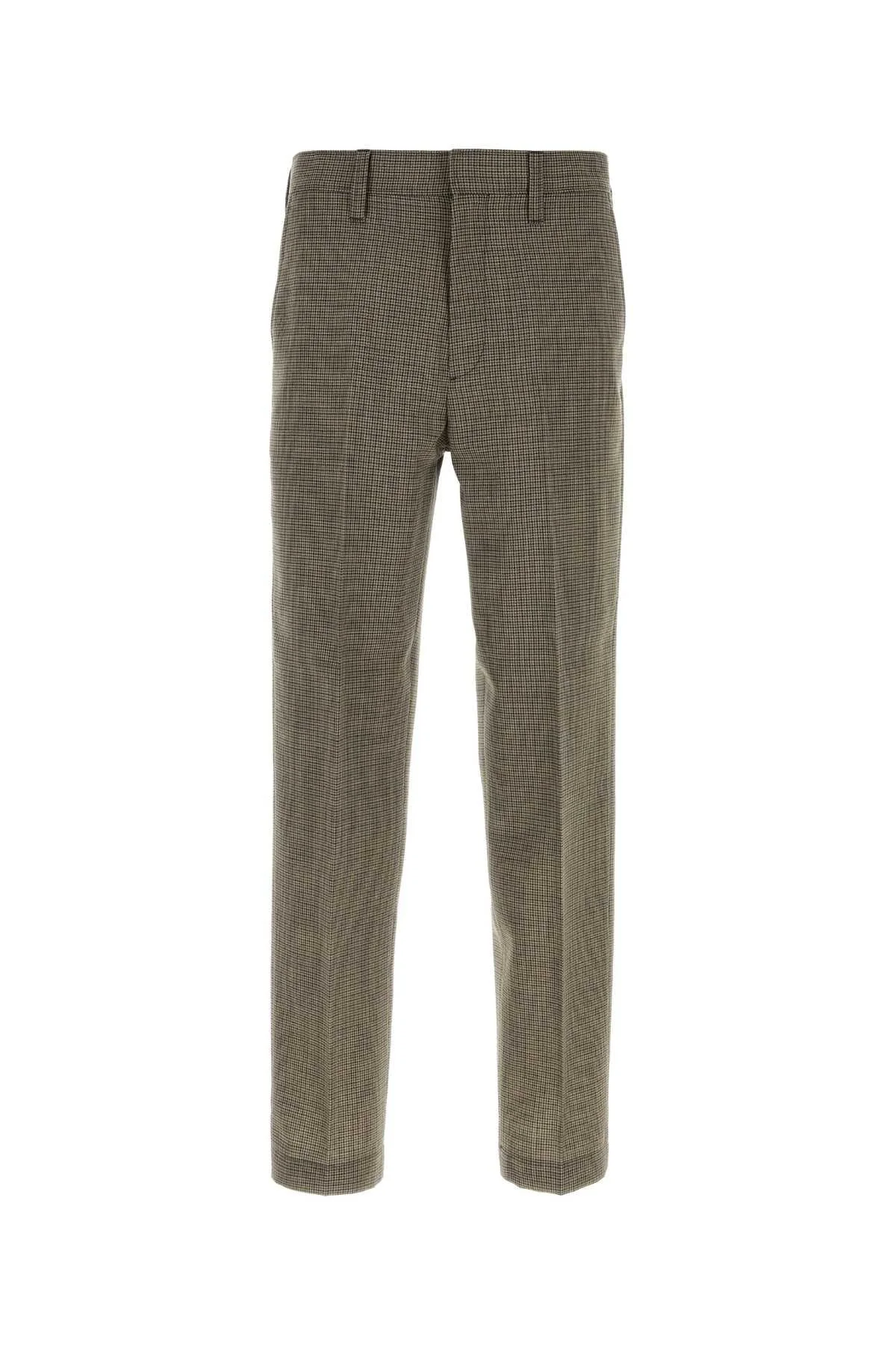 Prada Men Embroidered Wool Pant - 1