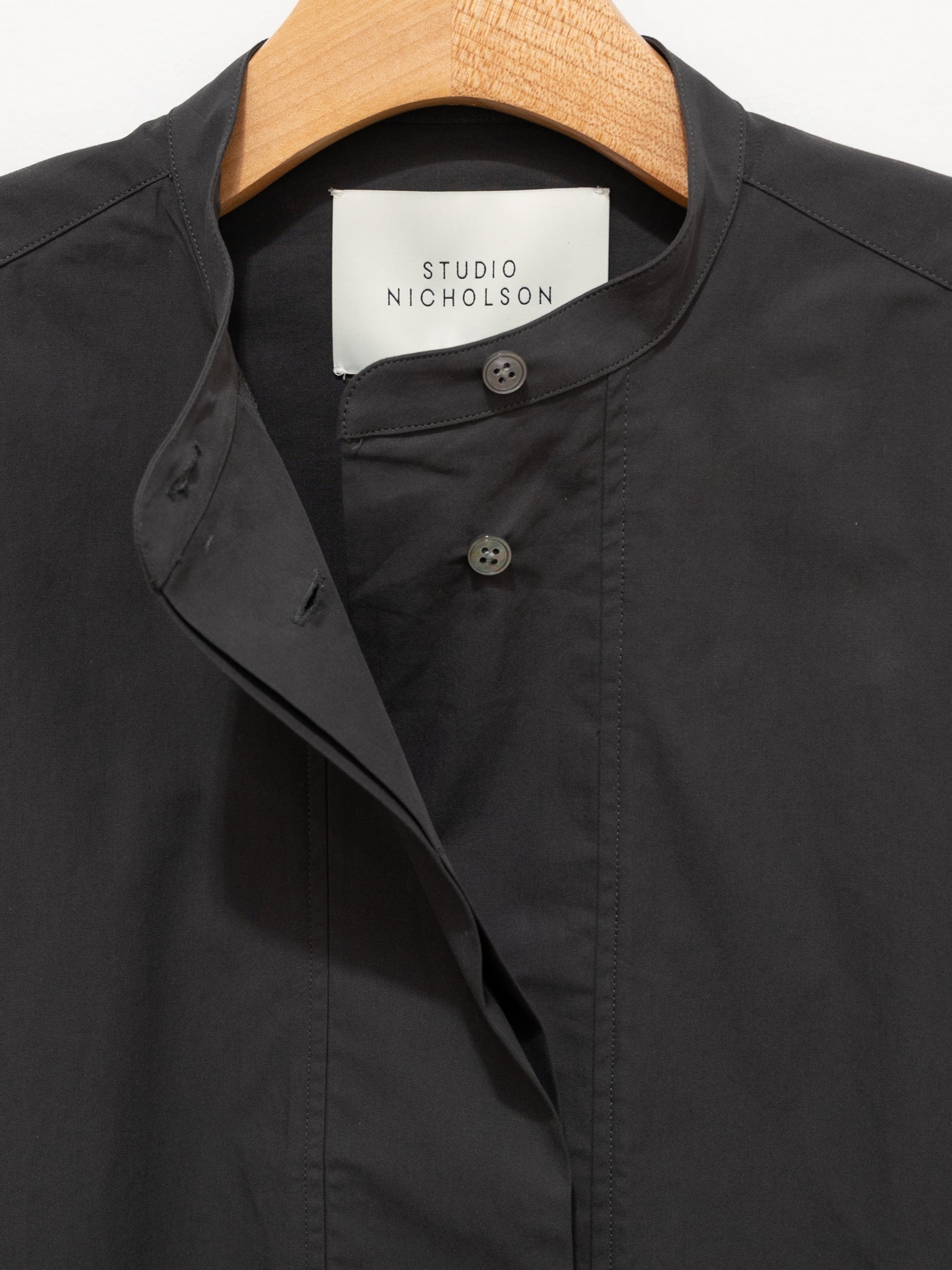Frink Half Placket Shirt - Asphalt - 5