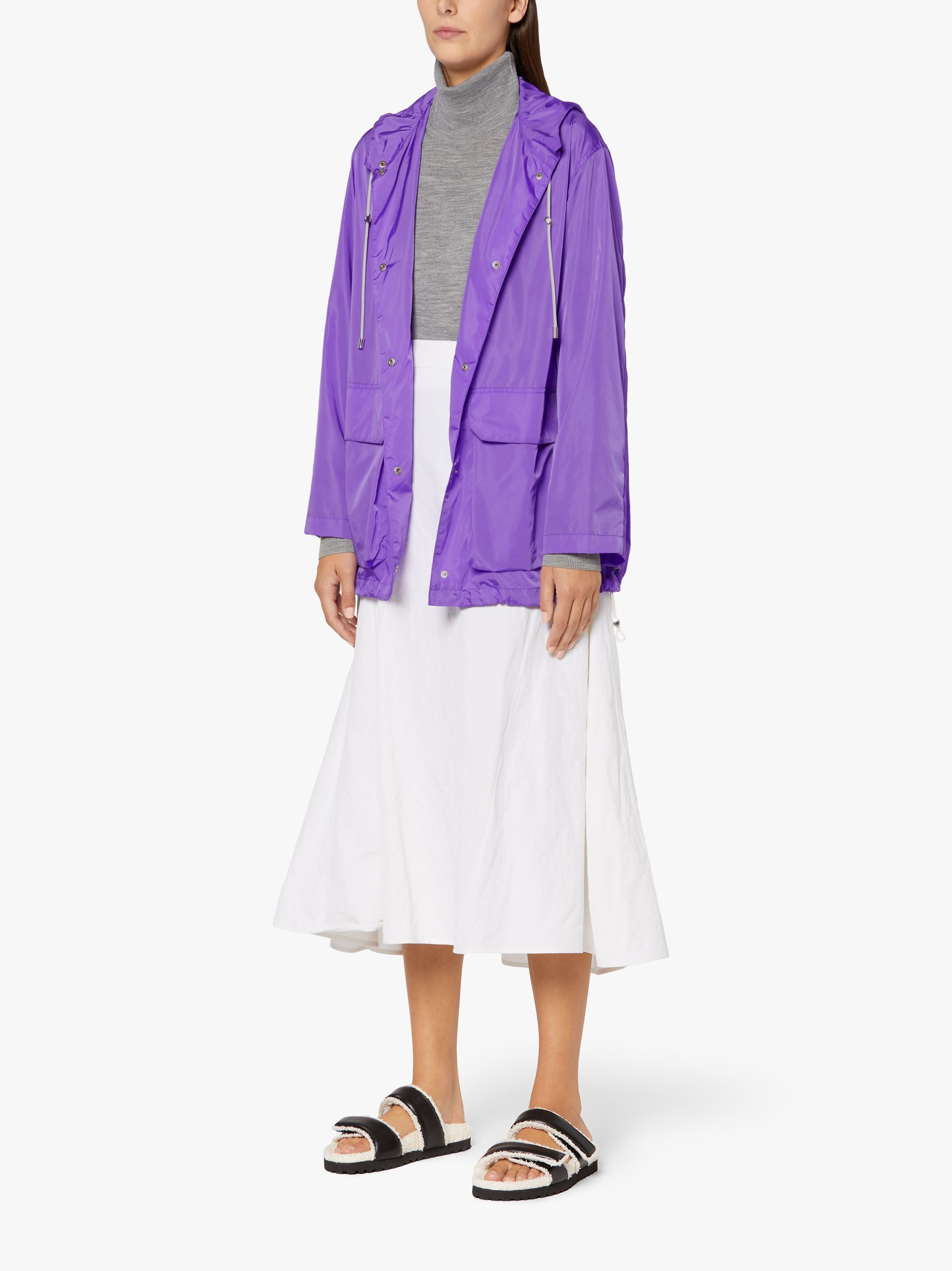 MAISIE PURPLE NYLON FIELD JACKET | LMJ-017 - 2