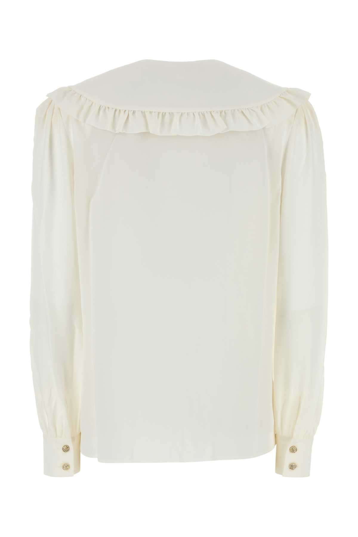 Alessandra Rich Women White Silk Shirt - 2