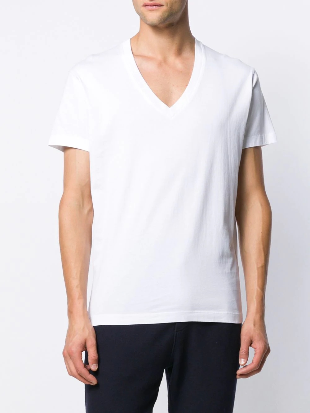 V-neck logo T-shirt - 3