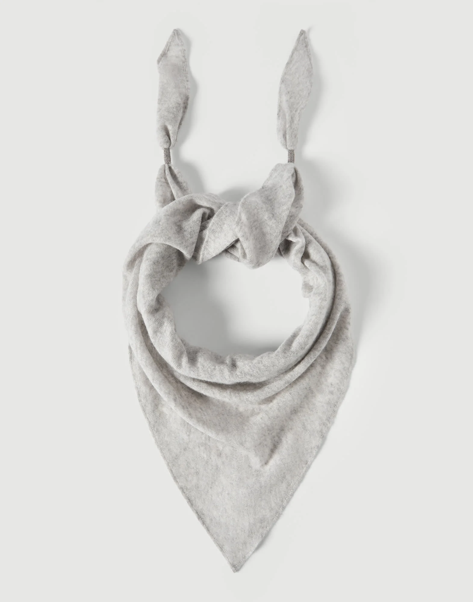 Cashmere scarf with shiny details - 1