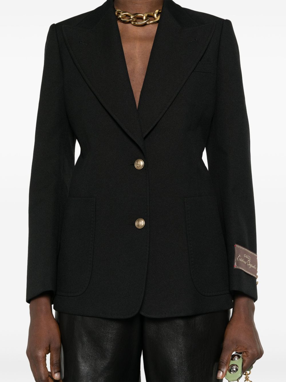 single-breasted blazer - 5