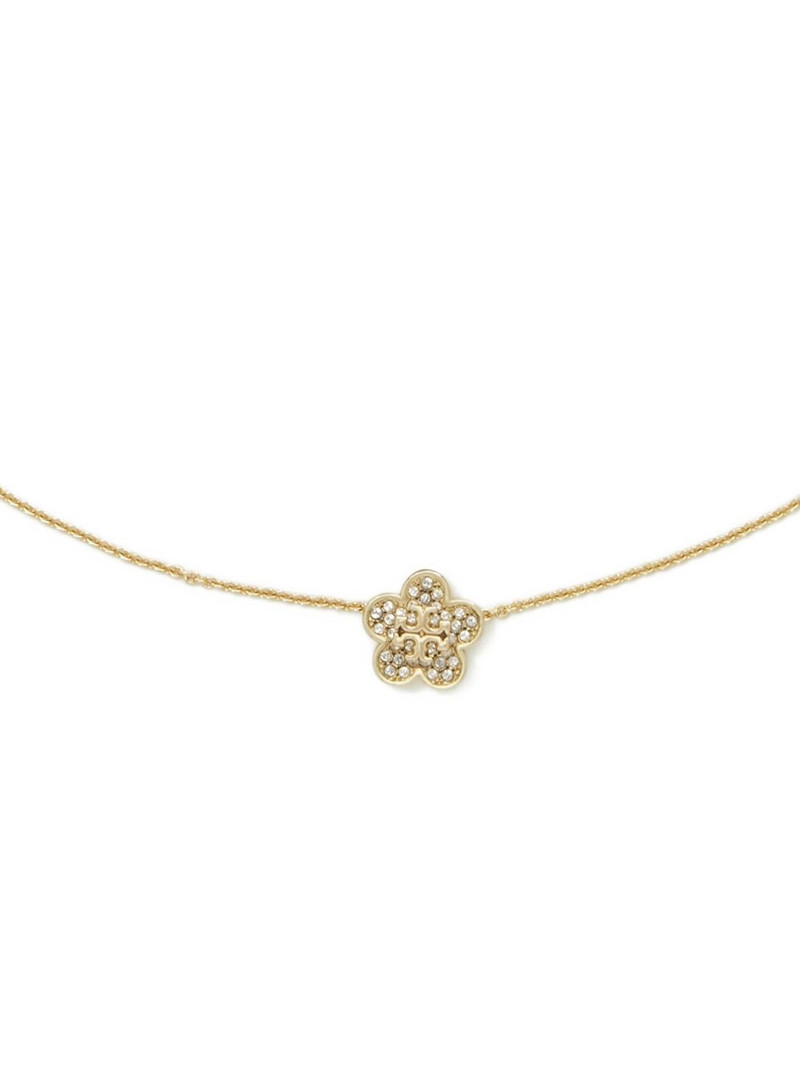 Forget Me Not pavé pendant necklace 3
