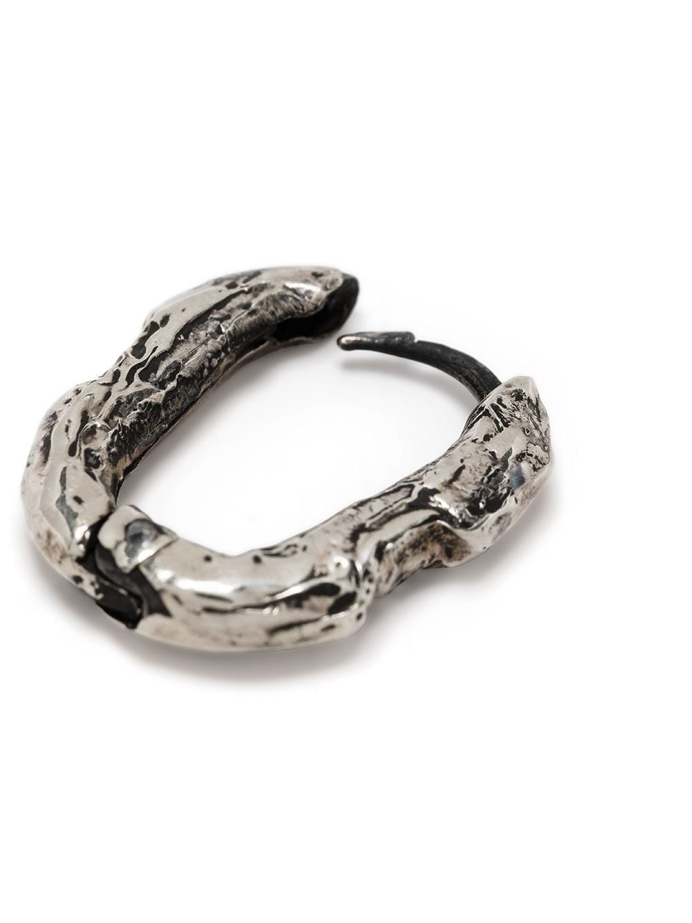 small Deco hoop earring - 3