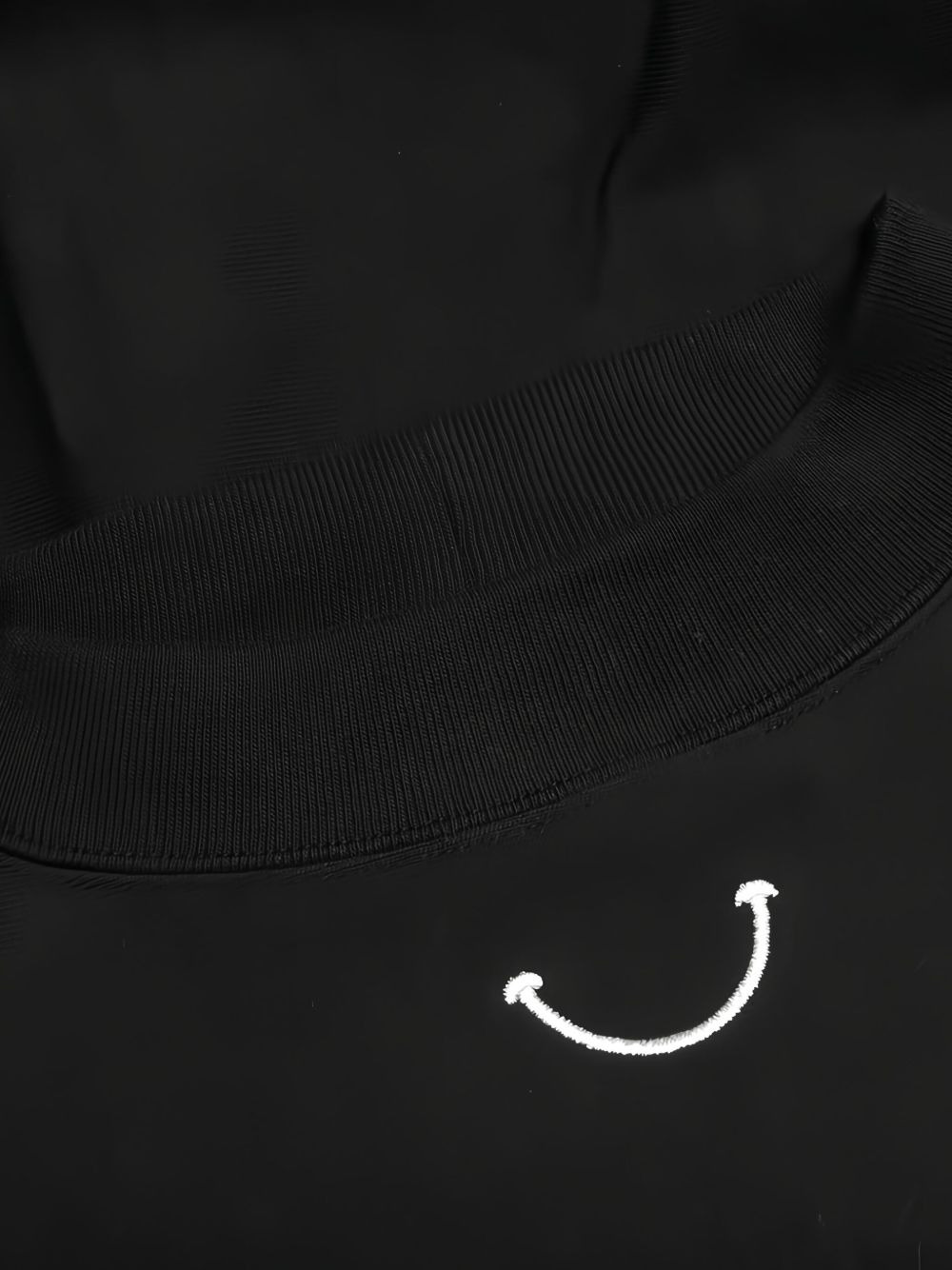 mock-neck smile sweatshirt - 3