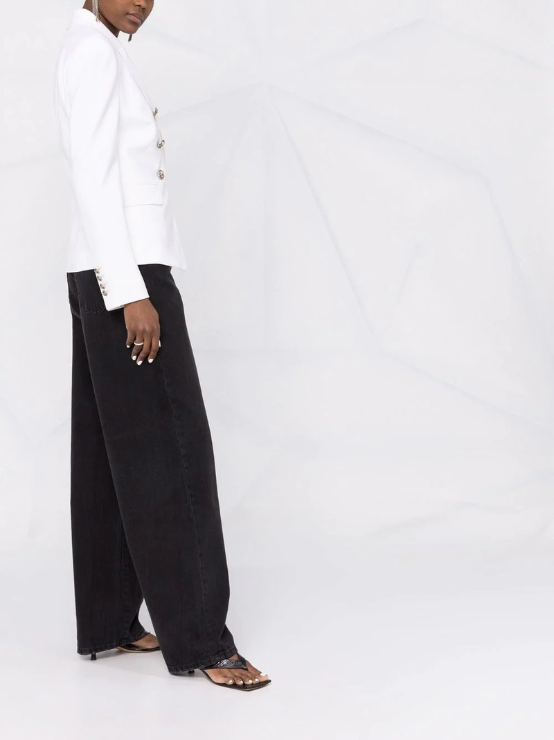 double-breasted fitted blazer 6