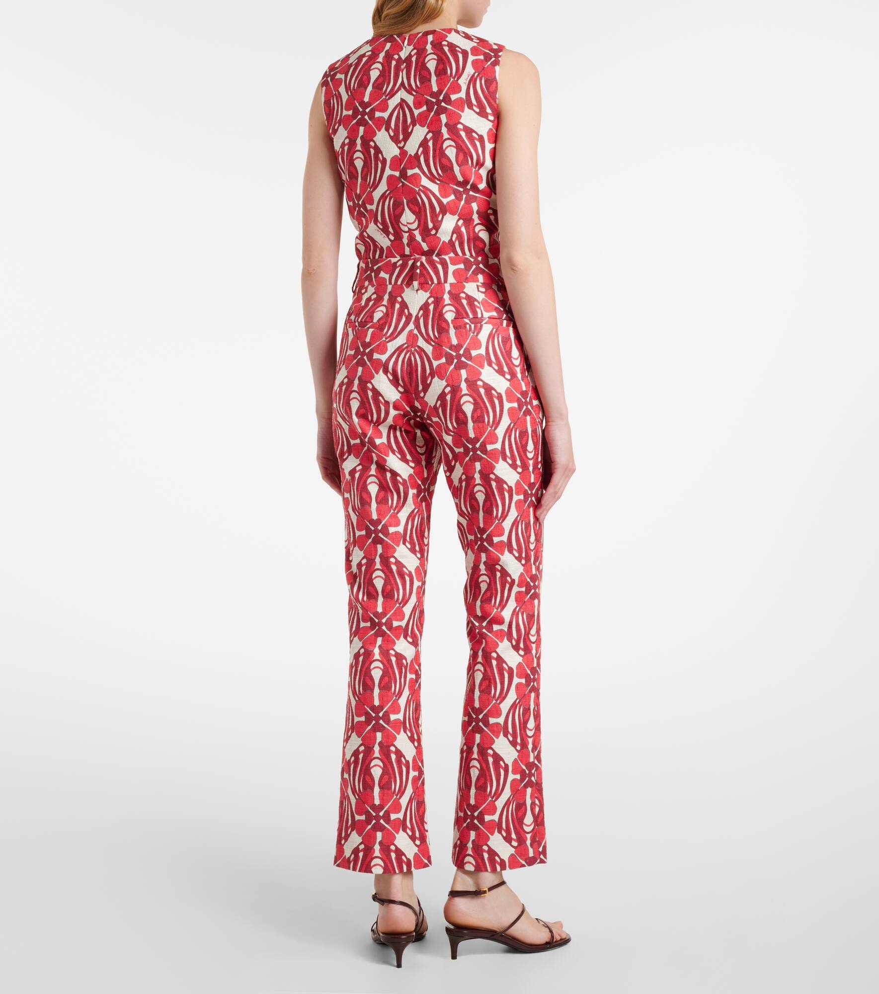 24/7 printed cotton straight pants - 3