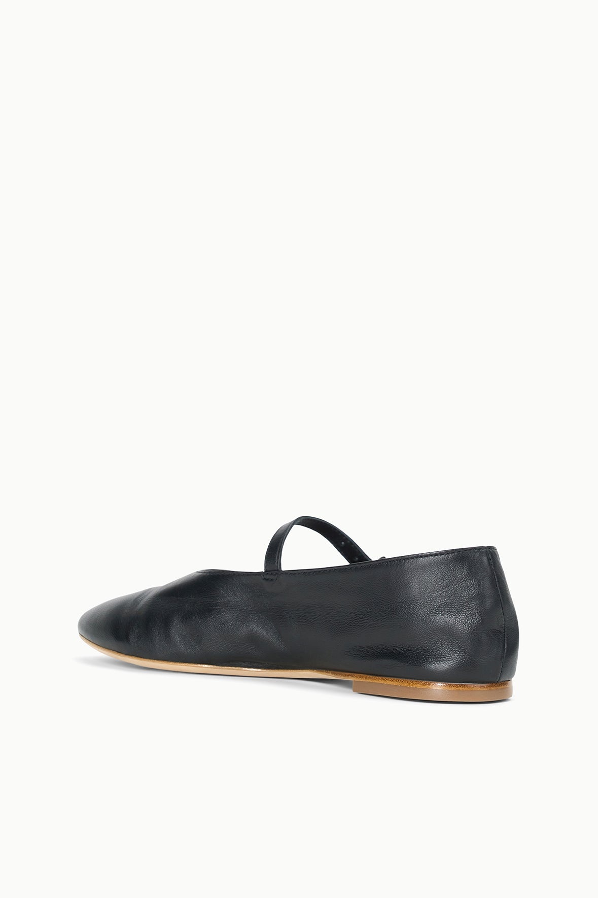 STAUD ALBA MARY JANE BALLET FLAT BLACK - 5