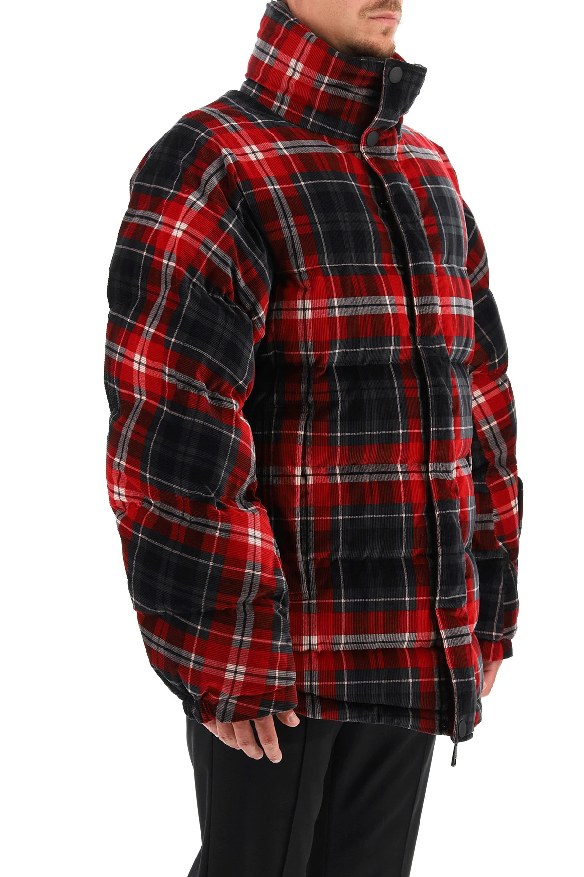 REVERSIBLE DOWN JACKET WITH REFLECTOR LOGO - 3