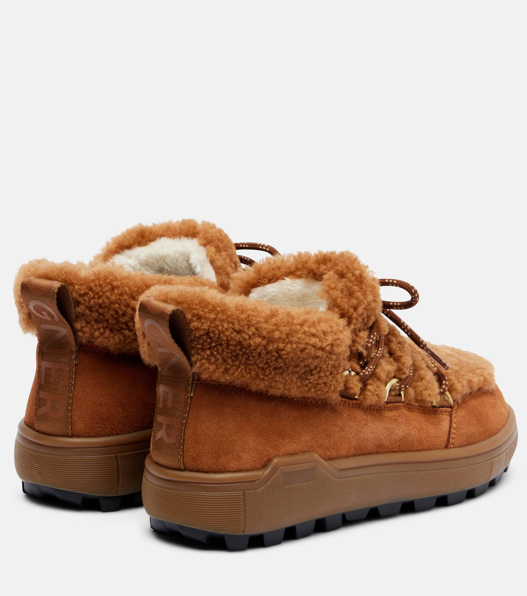 Chamonix shearling-trimmed suede ankle boots - 2