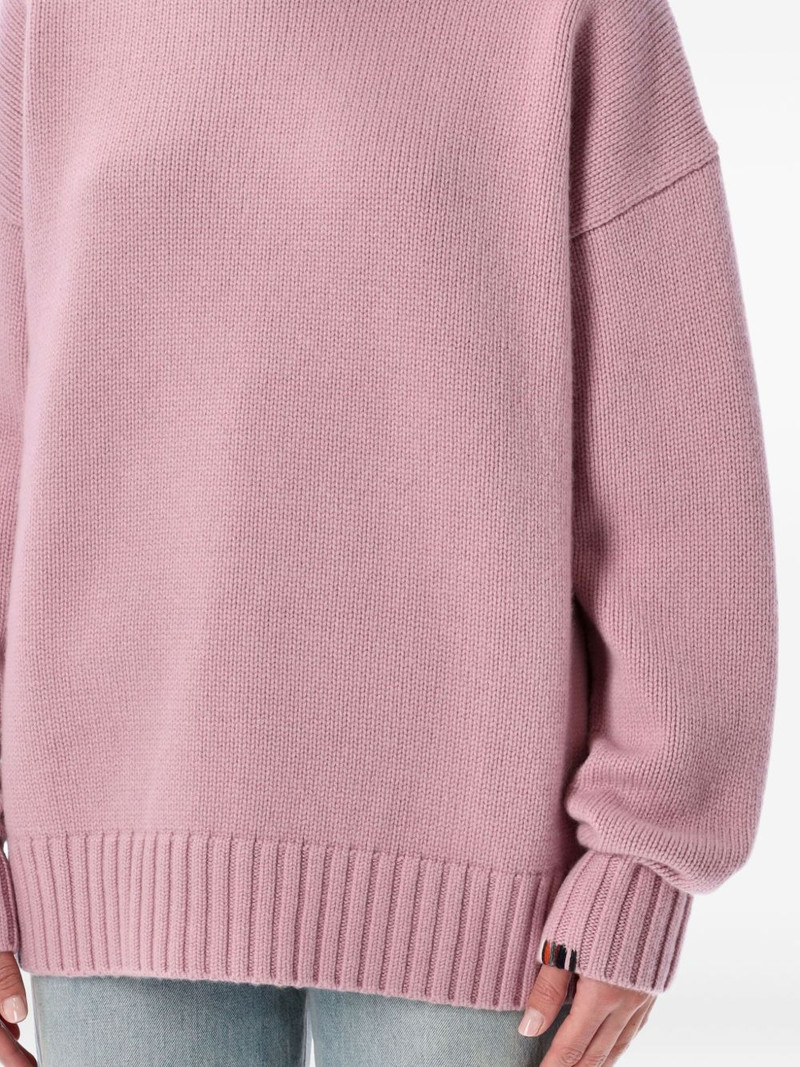 extreme cashmere long-sleeve crew-neck sweater outlook