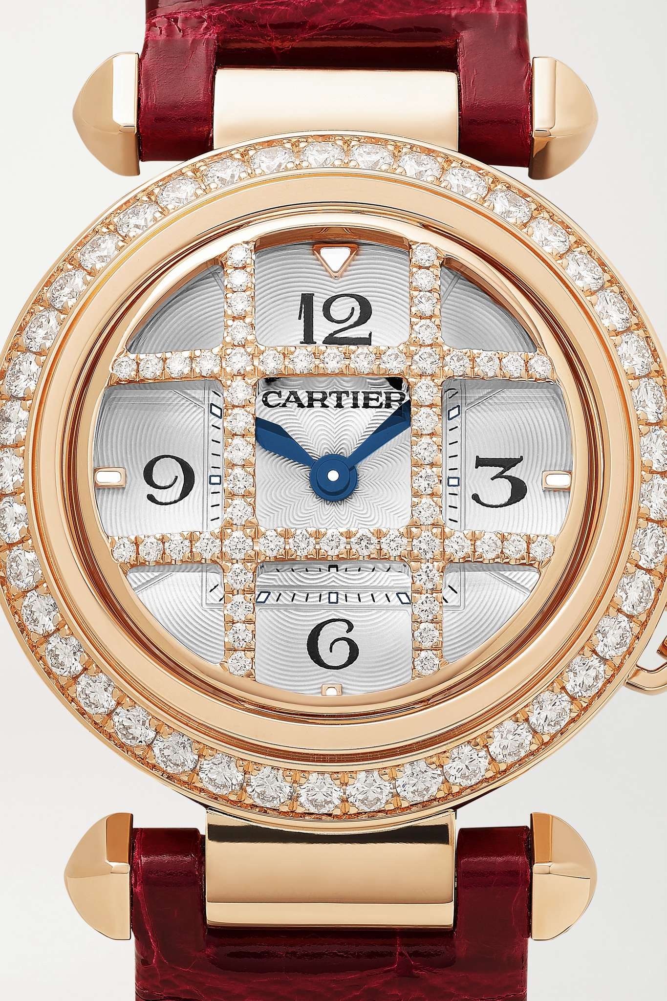 Pasha de Cartier Quartz 30mm 18-karat rose gold and diamond watch - 5