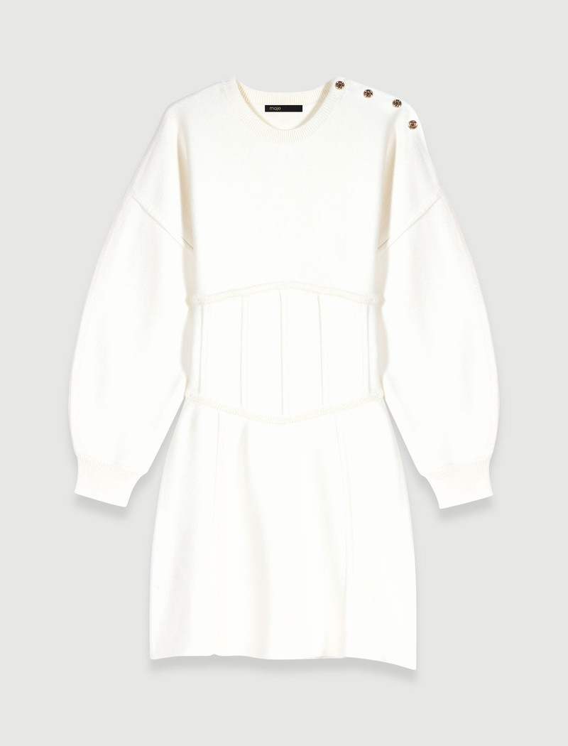 Corset-effect jumper dress 1