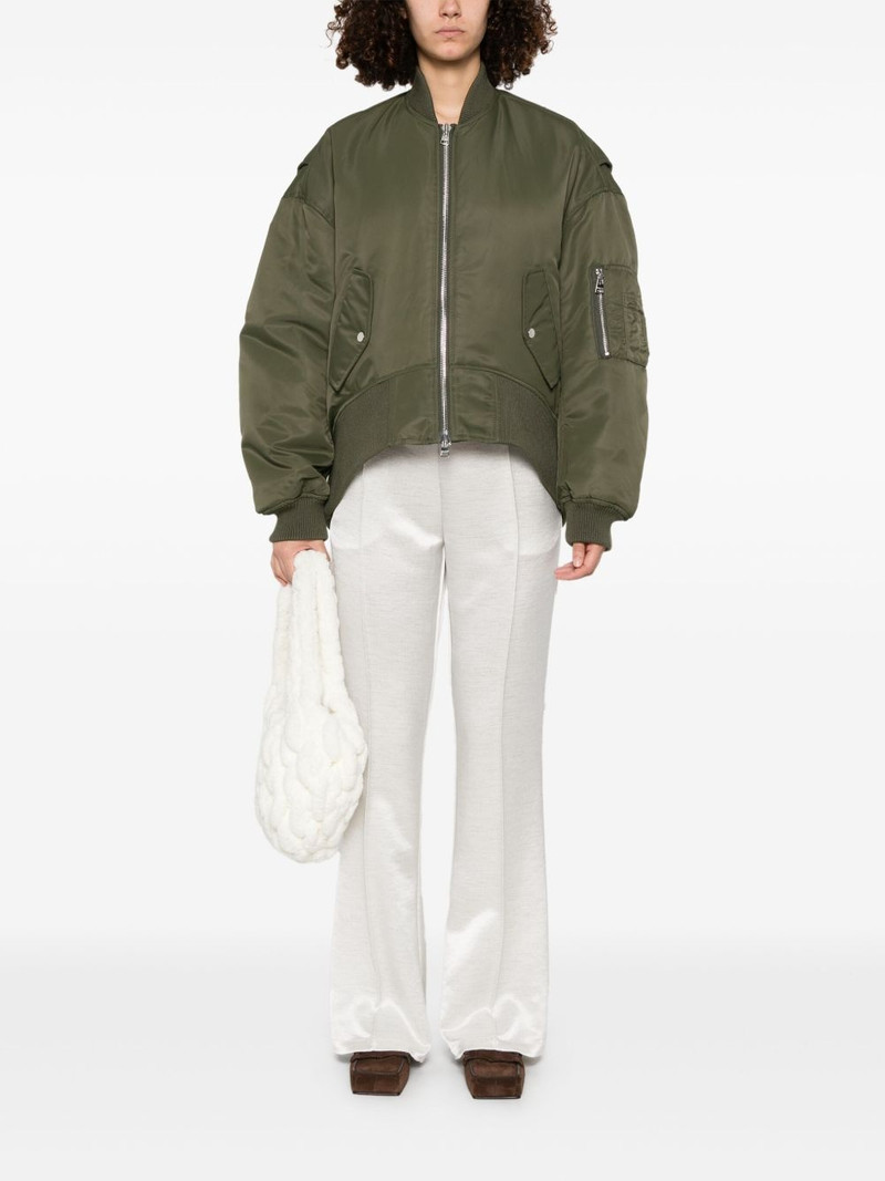 JW Anderson curved-hem bomber jacket outlook