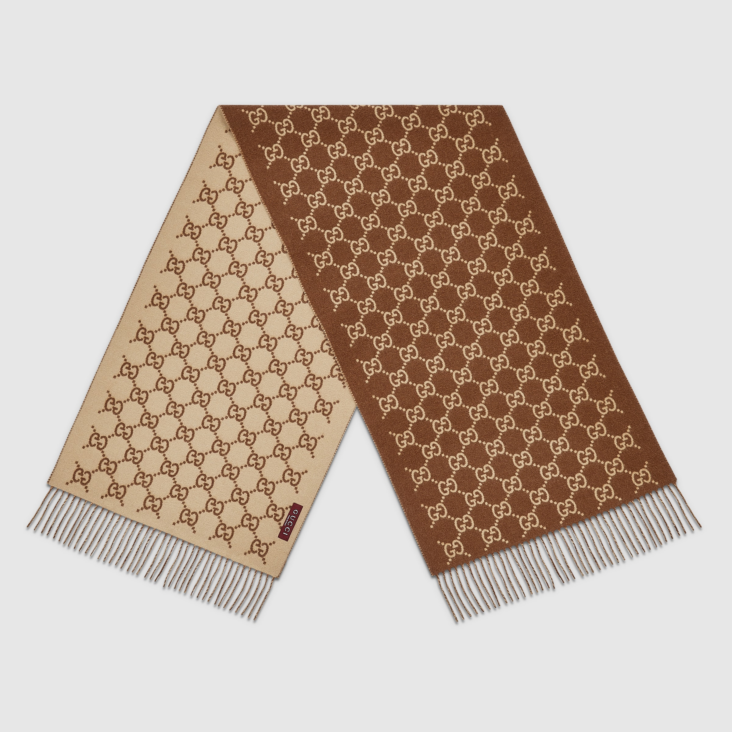 GG cashmere scarf - 2