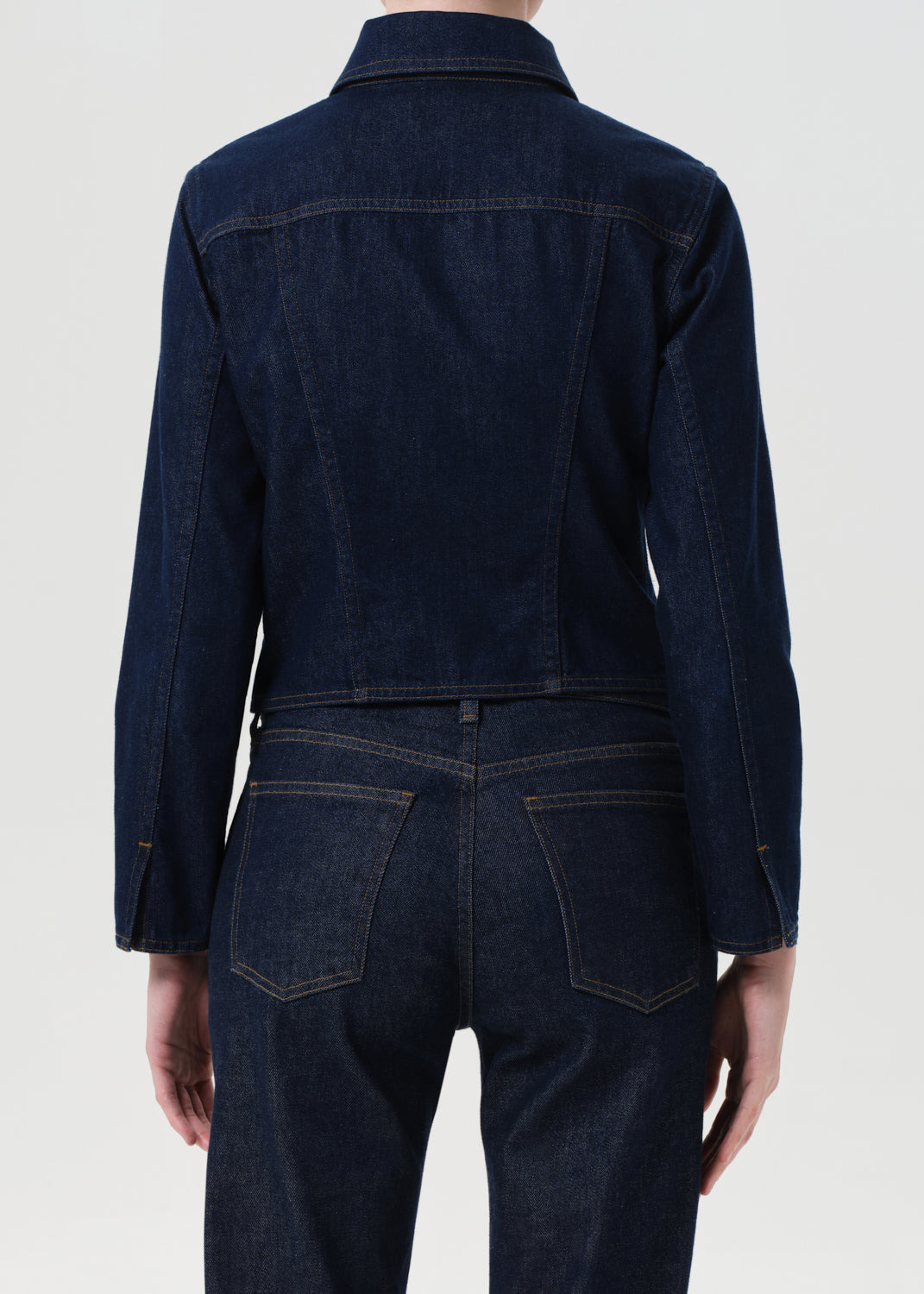 CONTOURED JACKET IN RINSE - 4