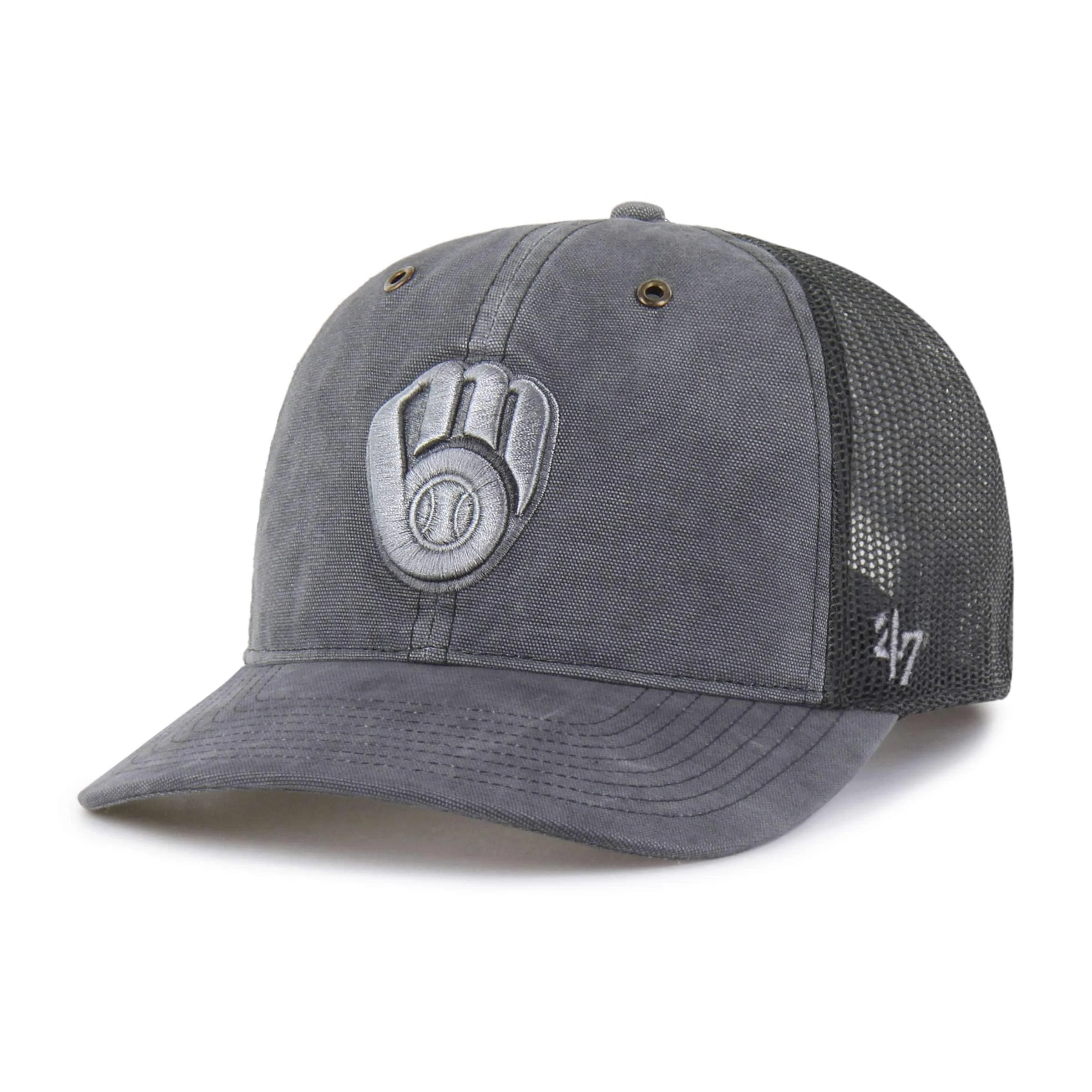 Milwaukee Brewers '47 Dyed Trucker Relaxed Fit - 1