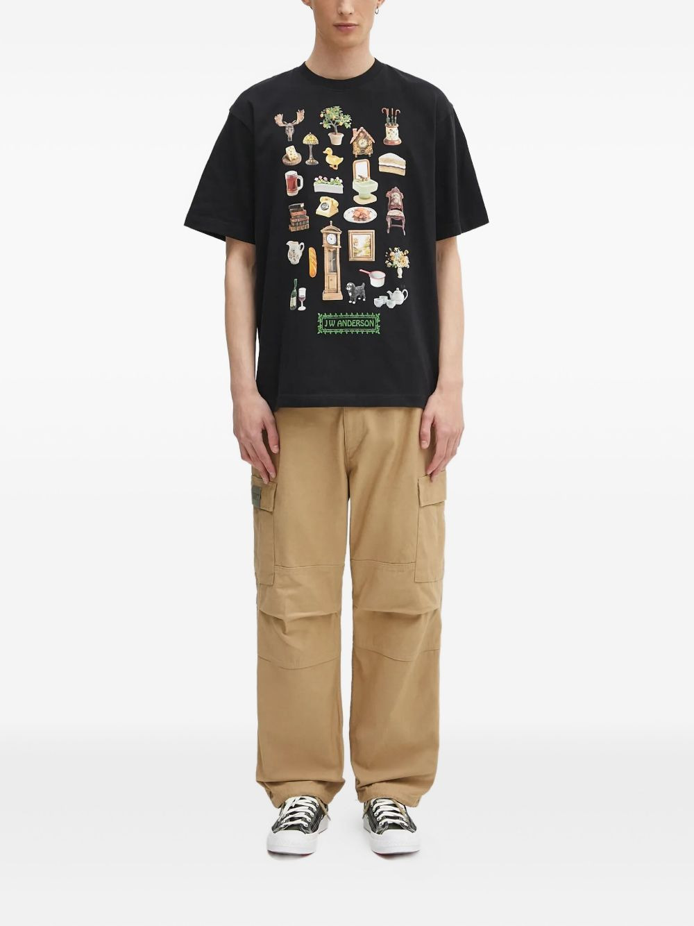 multi-pocket cargo trousers - 2