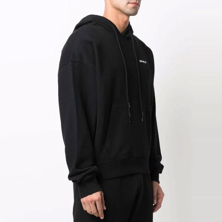Men's Off-White SS22 Logo Black OMBB037C99FLE0031001 - 4
