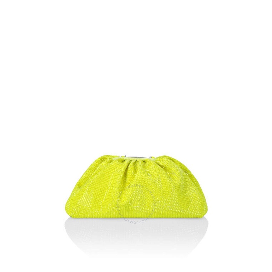 Philipp Plein Crystal Embroidered Mini Pillow Clutch Bag - 3