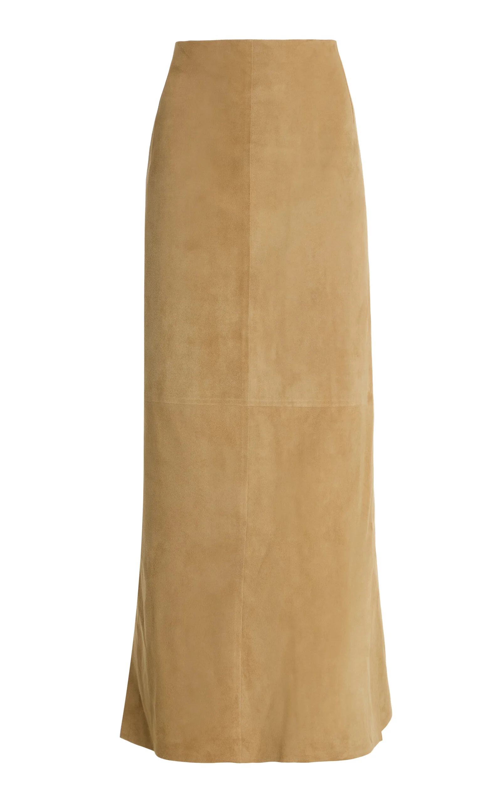 Danas Suede Maxi Wrap Skirt neutral - 1