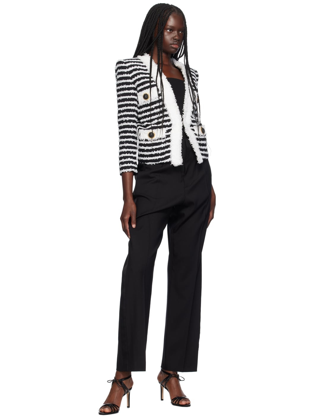 Black & White 4 Pocket Jacket - 4