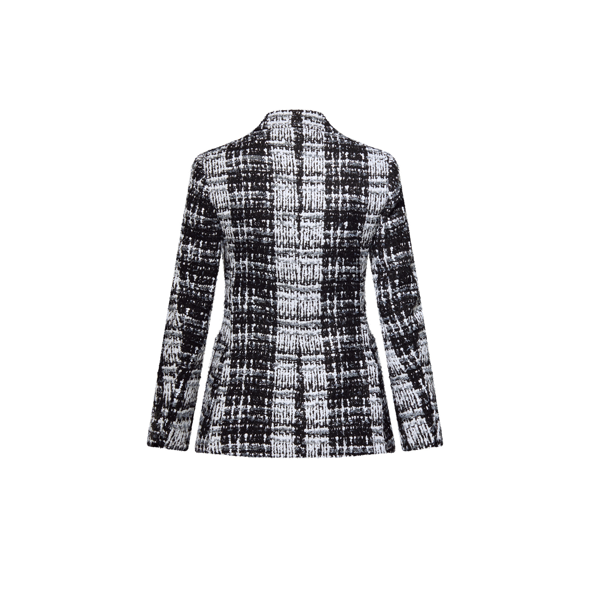 Graphic Tweed Blazer - 2