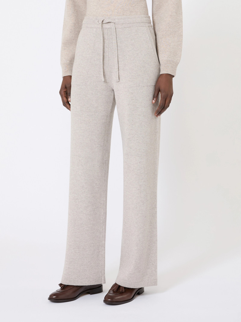 PIETRA Wool and cashmere trousers - BEIGE 3