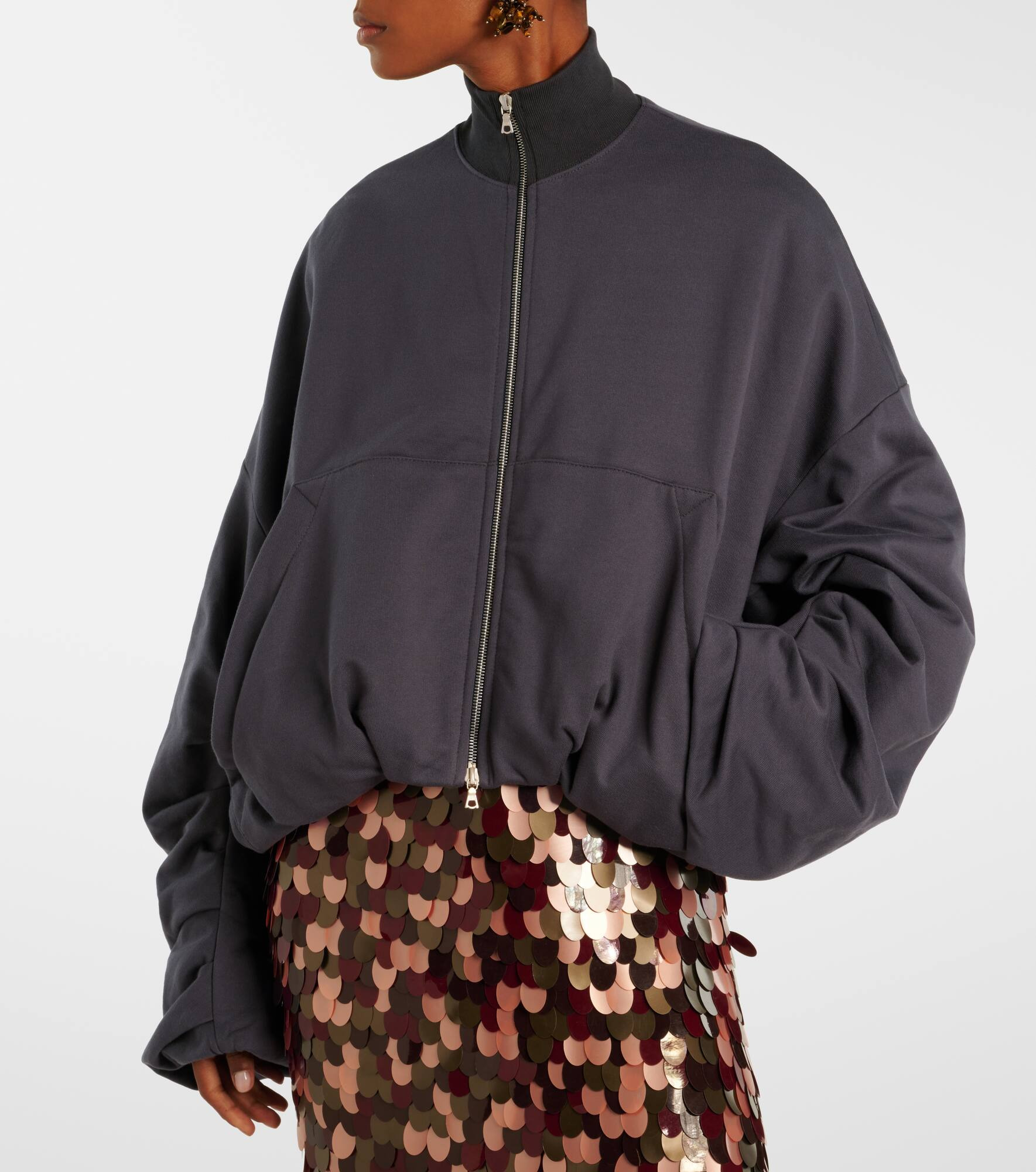 Cotton jersey jacket - 6