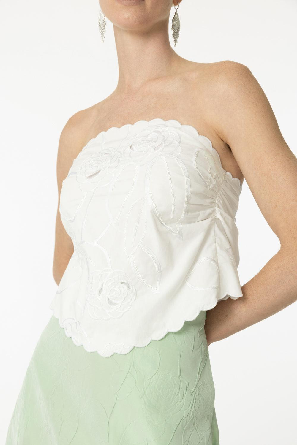Petit Beurre Embroidered Bustier - 3