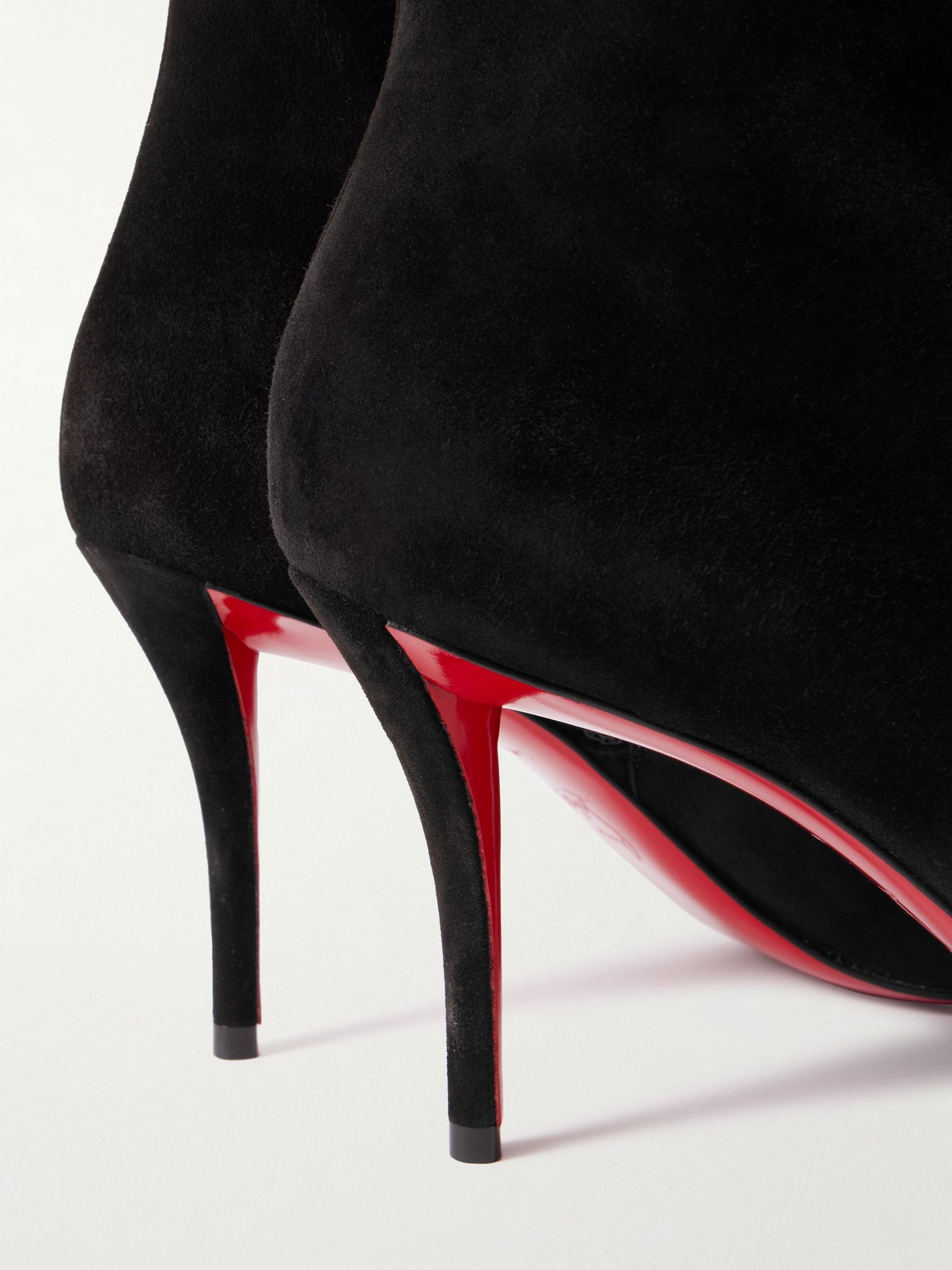 So Apostropha 80 suede ankle boots Black - 4
