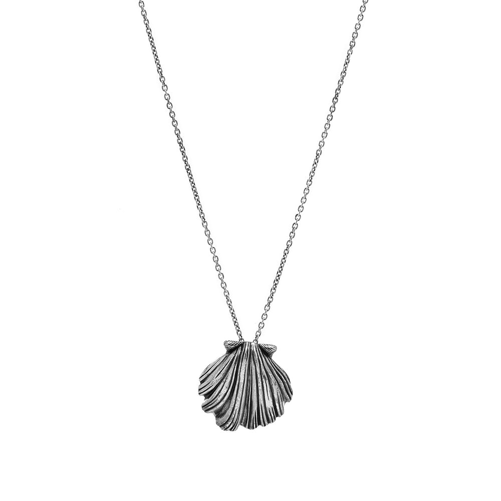 Saint Laurent Shell Pendant Necklace - 1