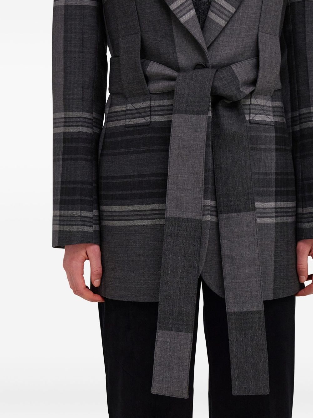 belted blazer - 4