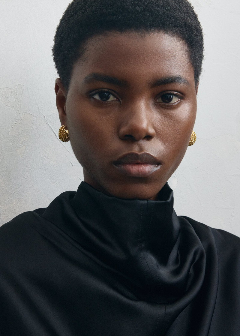 TOTEME Rope hoops gold outlook