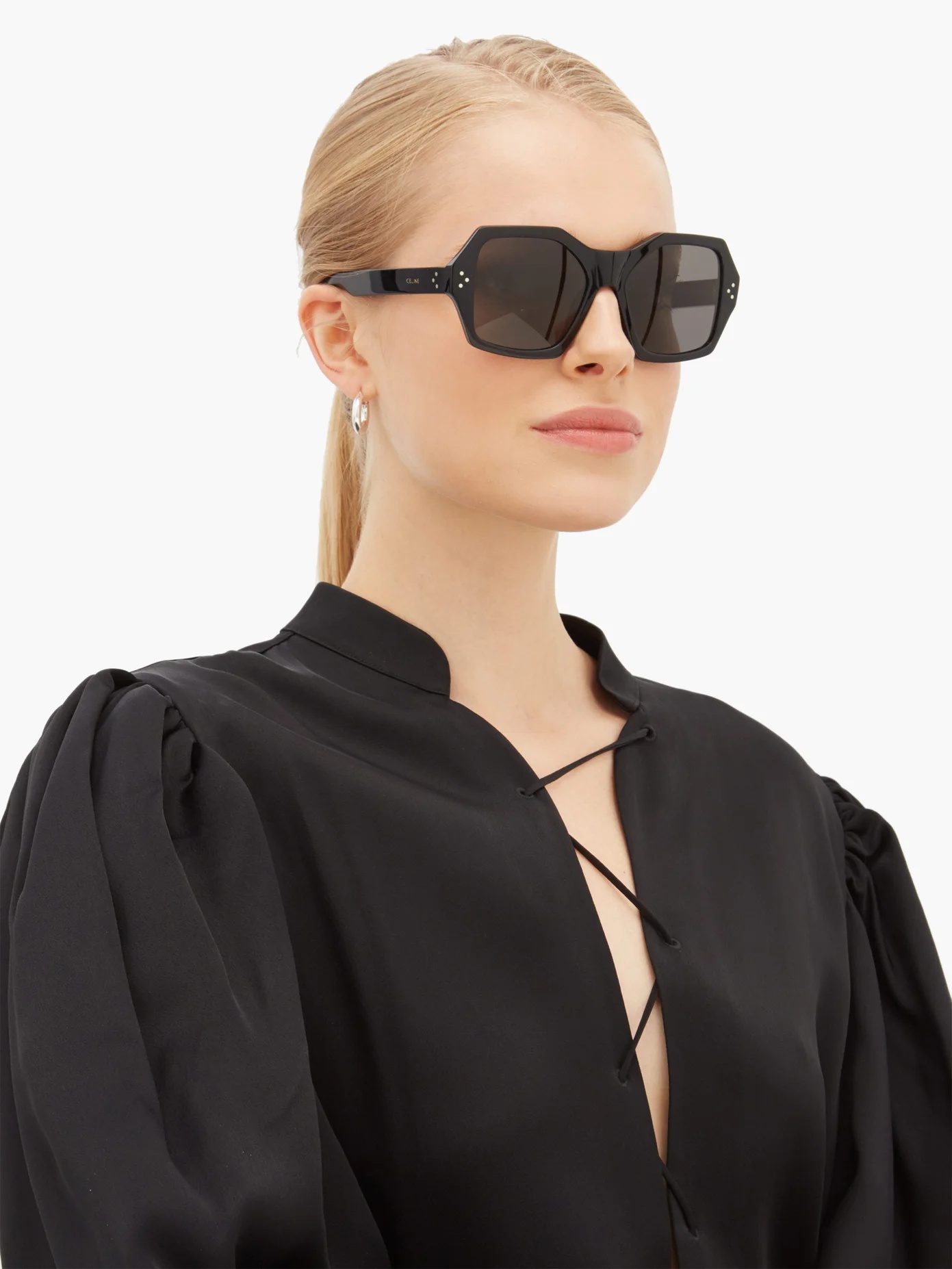 Angular acetate sunglasses - 2